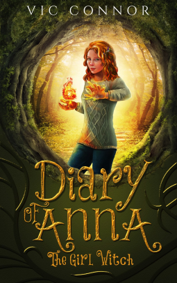 book cover for Diary of Anna the Girl Witch