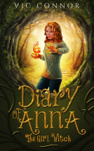 book cover for Diary of Anna the Girl Witch
