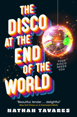 book cover for The Disco at the End of the World