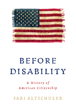 book cover for Before Disability