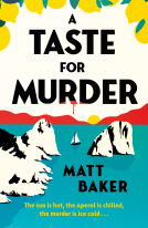 book cover for A Taste for Murder