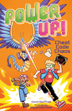 book cover for Power Up! Cheat Code Chaos