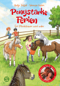 Buchcover für Ponystarke Ferien. Ein Pferdetraum wird wahr (Band 1)