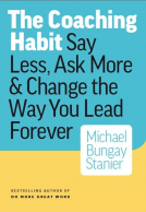 book cover for The Coaching Habit