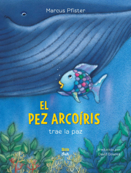 book cover for El Pez Arcoíris trae la paz