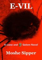 book cover for E-VIL: A Loew and Golem Novel