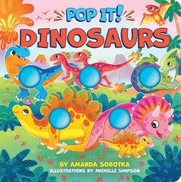 book cover for Pop It! Dinosaurs