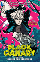 book cover for Black Canary Vol. 1: Kicking and Screaming