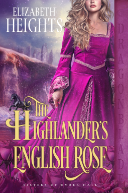 book cover for The Highlander's English Rose