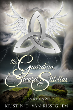 book cover for The Guardian, a Sword, & Stilettos