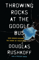 book cover for Throwing Rocks at the Google Bus