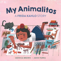 book cover for My Animalitos: A Frida Kahlo Story