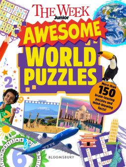 book cover for The Week Junior Awesome World Puzzles