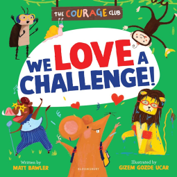 book cover for We Love a Challenge!