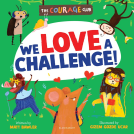 book cover for We Love a Challenge!