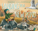 book cover for Landing in a New Pond