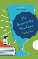book cover for The Secret of the Blue Glass