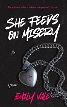book cover for She Feeds on Misery
