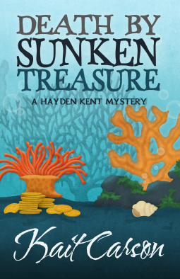 book cover for DEATH BY SUNKEN TREASURE