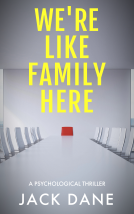 book cover for We're Like Family Here