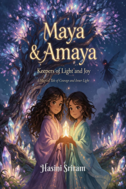 book cover for Maya and Amaya Keepers of Light and Joy