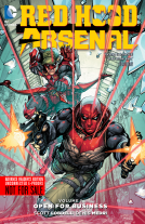 book cover for Red Hood/Arsenal Vol. 1: Open for Business
