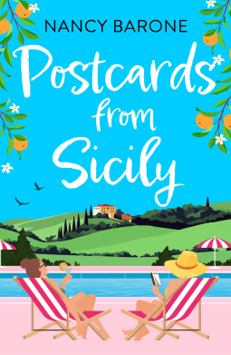 book cover for Postcards from Sicily