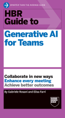 book cover for HBR Guide to Generative AI for Teams