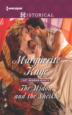 book cover for The Widow and the Sheikh