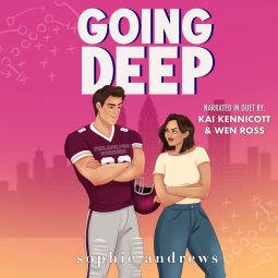 book cover for Going Deep: An Enemies to Lovers Football Romance