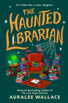 book cover for The Haunted Librarian