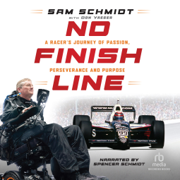 book cover for No Finish Line