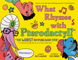 book cover for What Rhymes with Pterodactyl?
