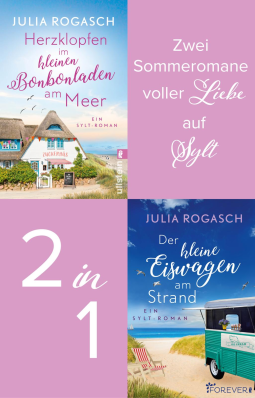 Buchcover für Herzklopfen im kleinen Bonbonladen am Meer // Der kleine Eiswagen am Strand