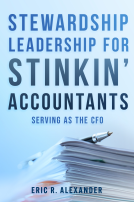 book cover for Stewardship Leadership for Stinkin' Accountants