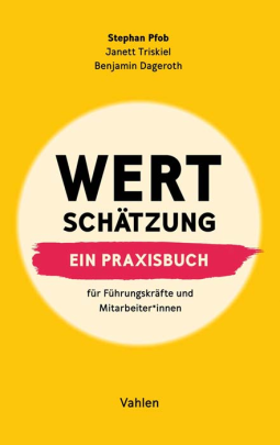 Buchcover für Wertschätzung