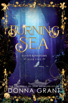 book cover for Burning Sea