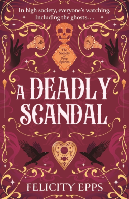 book cover for A Deadly Scandal