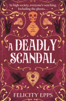book cover for A Deadly Scandal