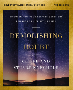 book cover for Demolishing Doubt Bible Study Guide plus Streaming Video