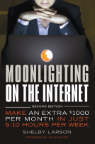 book cover for Moonlighting on the Internet
