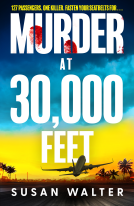 book cover for Murder at 30,000 Feet