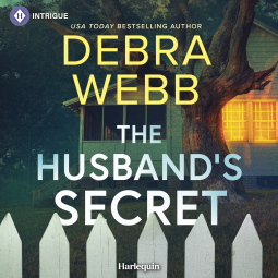 book cover for The Husband's Secret