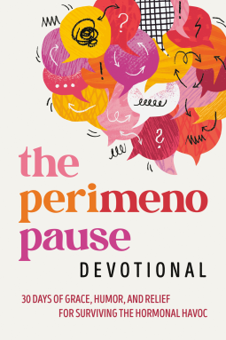 book cover for The Perimenopause Devotional