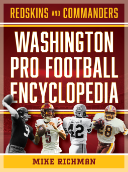 book cover for The Washington Pro Football Encyclopedia