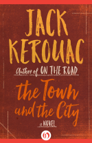 book cover for The Town and the City