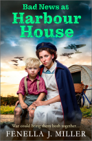 book cover for Bad News at Harbour House