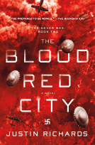 book cover for The Blood Red City