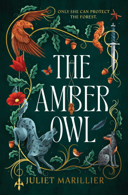 book cover for The Amber Owl