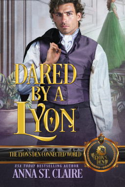 book cover for Dared by a Lyon